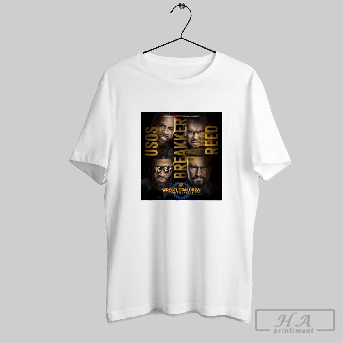 Official Usos V Bron Breakker And Bronson Reed At Wwe Wrestlepalooza Indianapolis Shirt