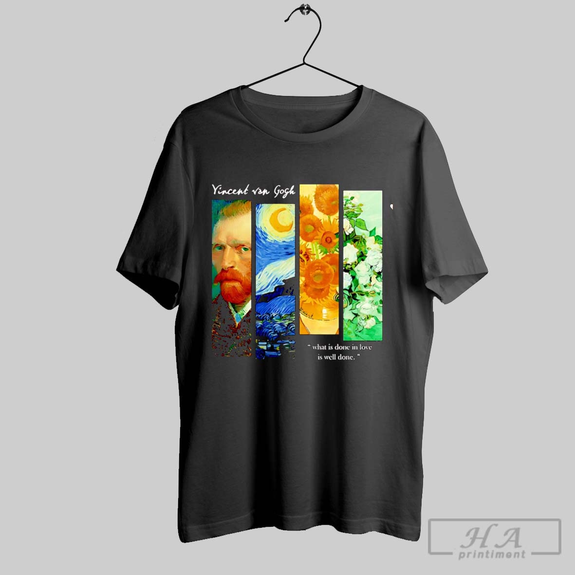 Official Vincent Van Gogh What Is Done In Love Is Well Done Tee Shirt