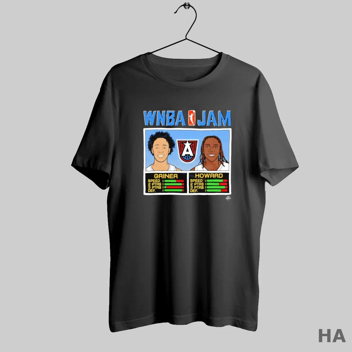 Official Wnba Jam Atlanta Dream Brittney Griner And Rhyne Howard T Shirt