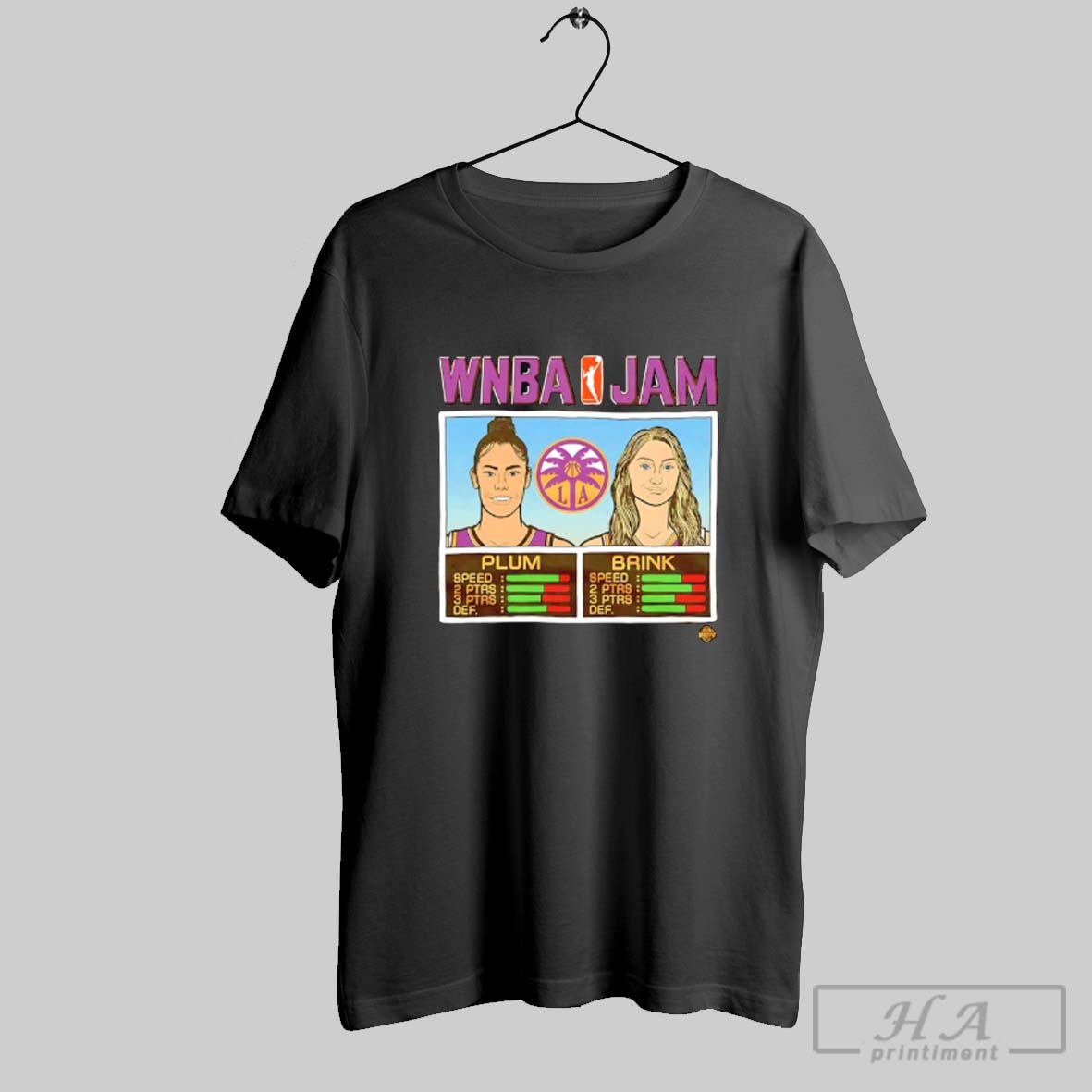 Official Wnba Jam Los Angeles Sparks Kelsey Plum And Cameron Brink Shirt Tee Shirt