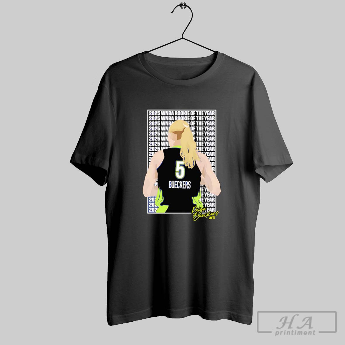 Official Wnba Rookie Of The Year Paige Bueckers Tee Shirt