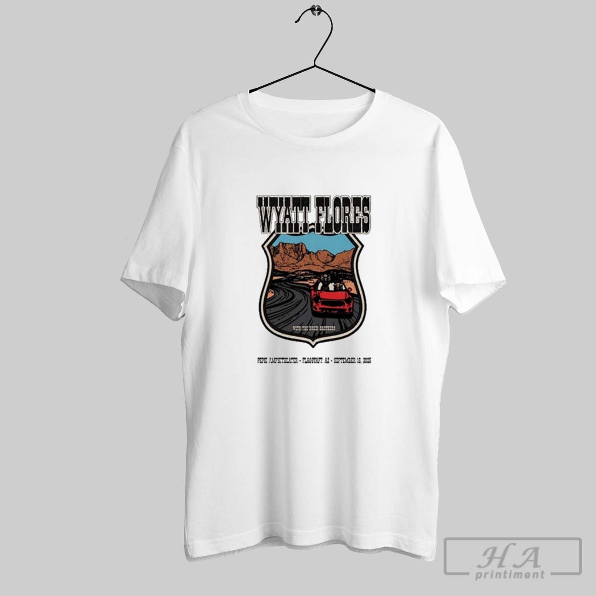 Official Wyatt Flores Flagstaff Az Sep 16 2025 Shirt