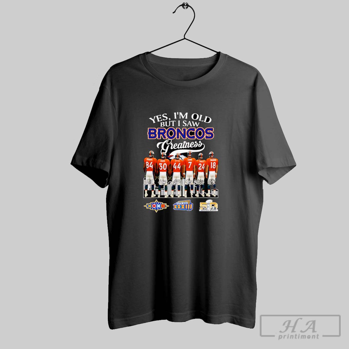 Official Yes Im Old But I Saw Broncos Greatness Signature Shirt