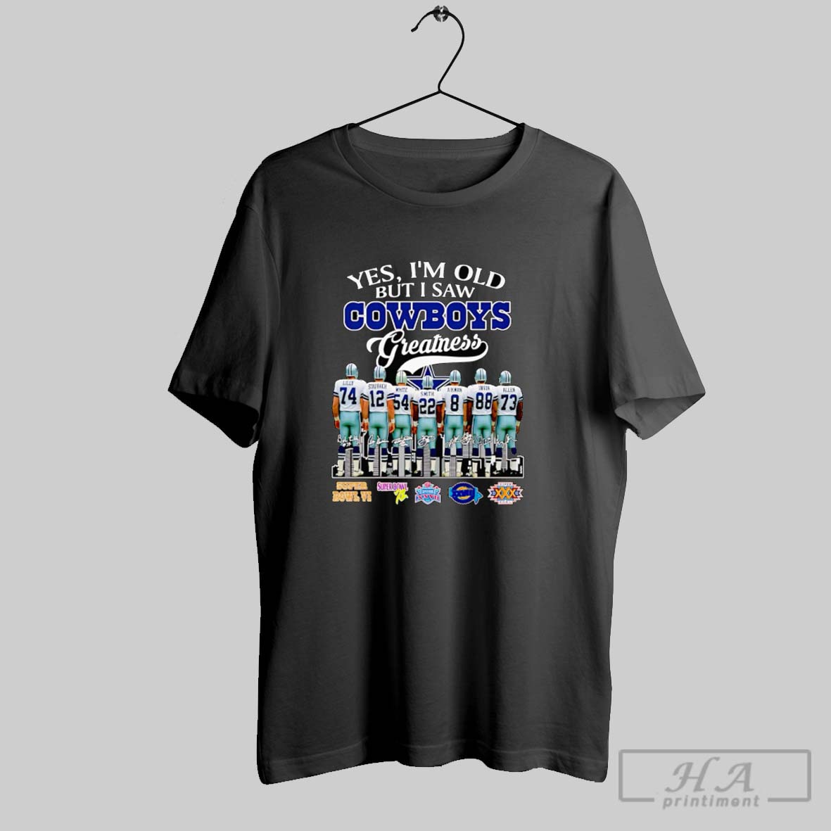 Official Yes Im Old But I Saw Cowboys Greatness Signature Shirt