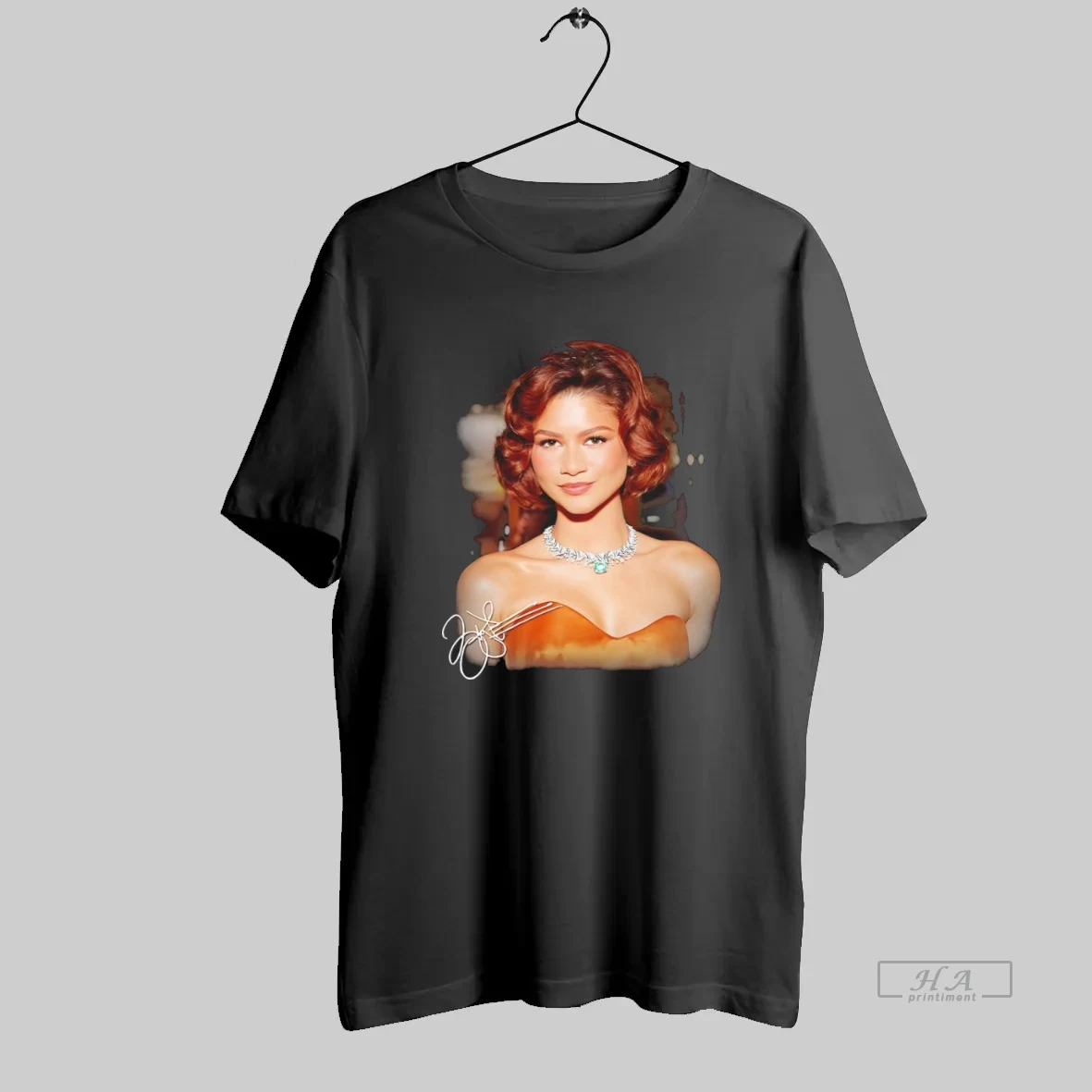Official Zendaya Portrait Signature T Shirt