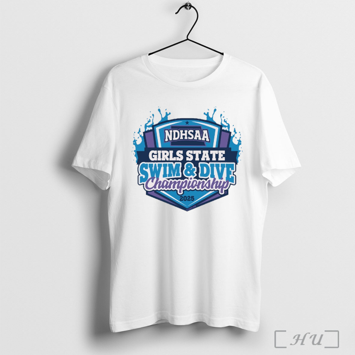 Officials 2025 Ndhsaa Girls Swimming Diving State Meet Qualifiers Performance 2025 Logo T Shirt Sweatshirt
