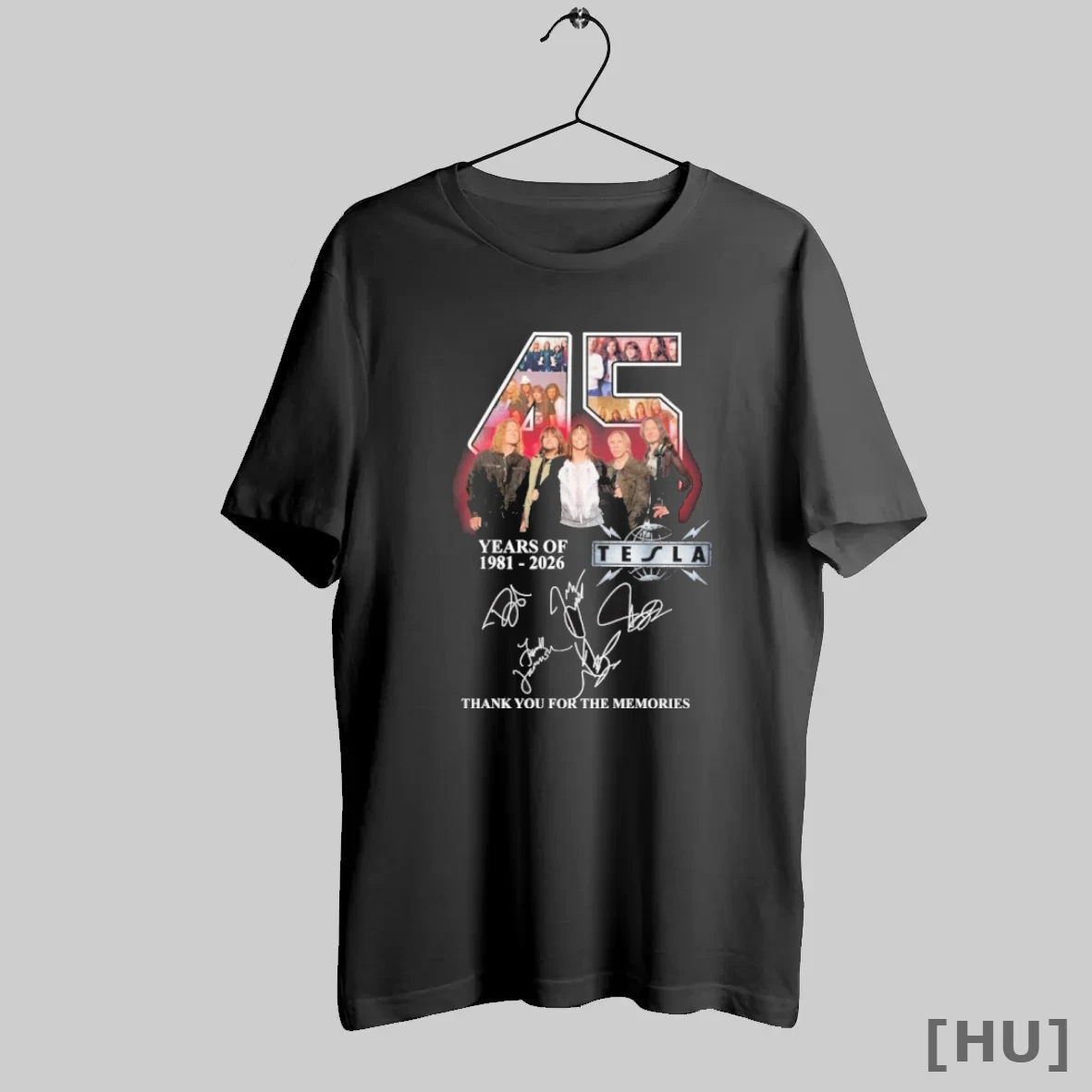 Officials 45 Years Of Tesla 1981 2026 Thank You For The Memories T Shirt Sweatshirt