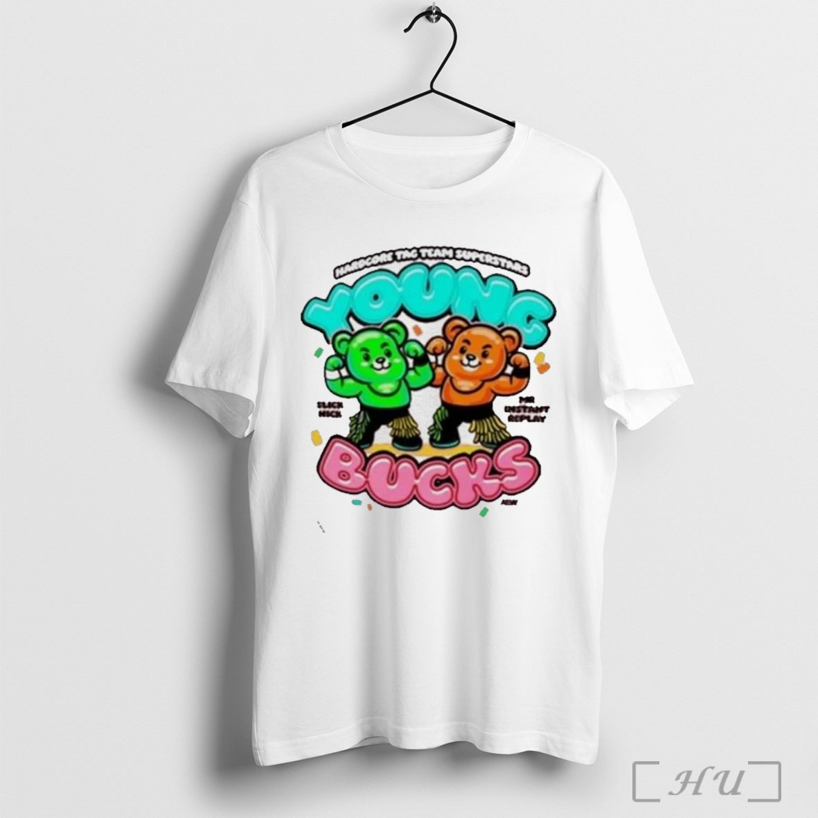 Officials Aew Young Bucks Gummy Bucks T Shirt Sweatshirt