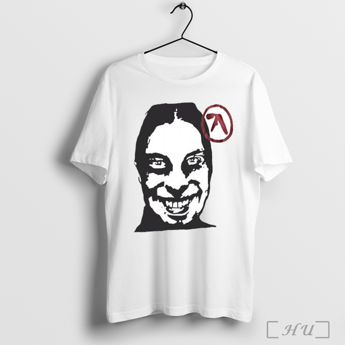 Officials Aphex Twin Richard D James Smiley Face Logo Electronic Music T Shirt Sweatshirt