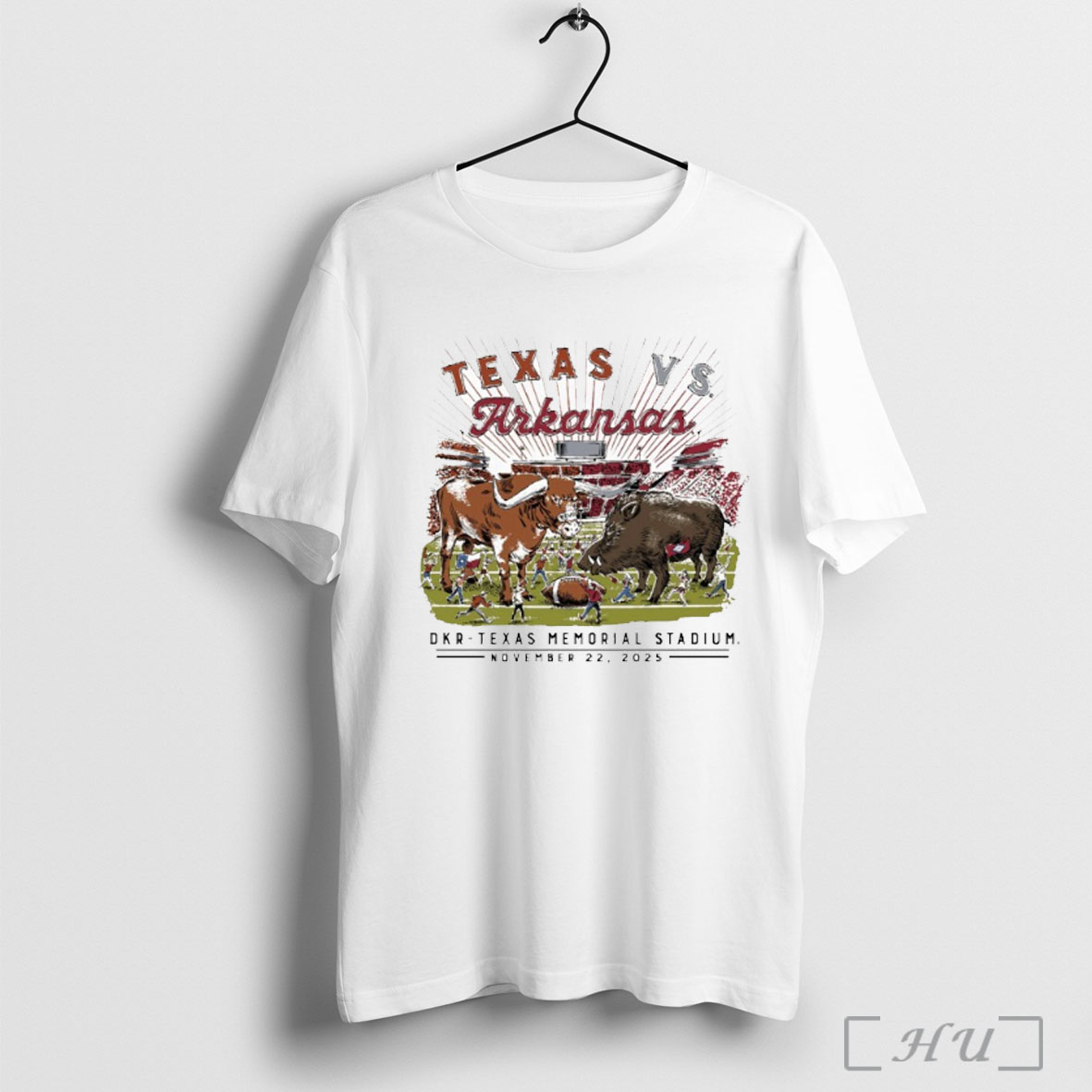 Officials Arkansas Vs Texas Longhorns Game Day 2025 November 22 T Shirt Sweatshirt