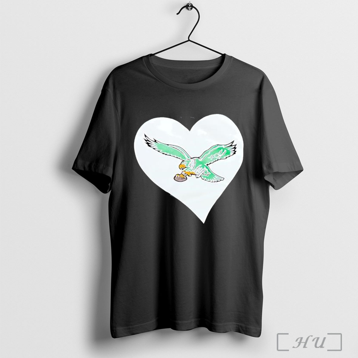 Officials Baby Girls Eagles Heart T Shirt Sweatshirt