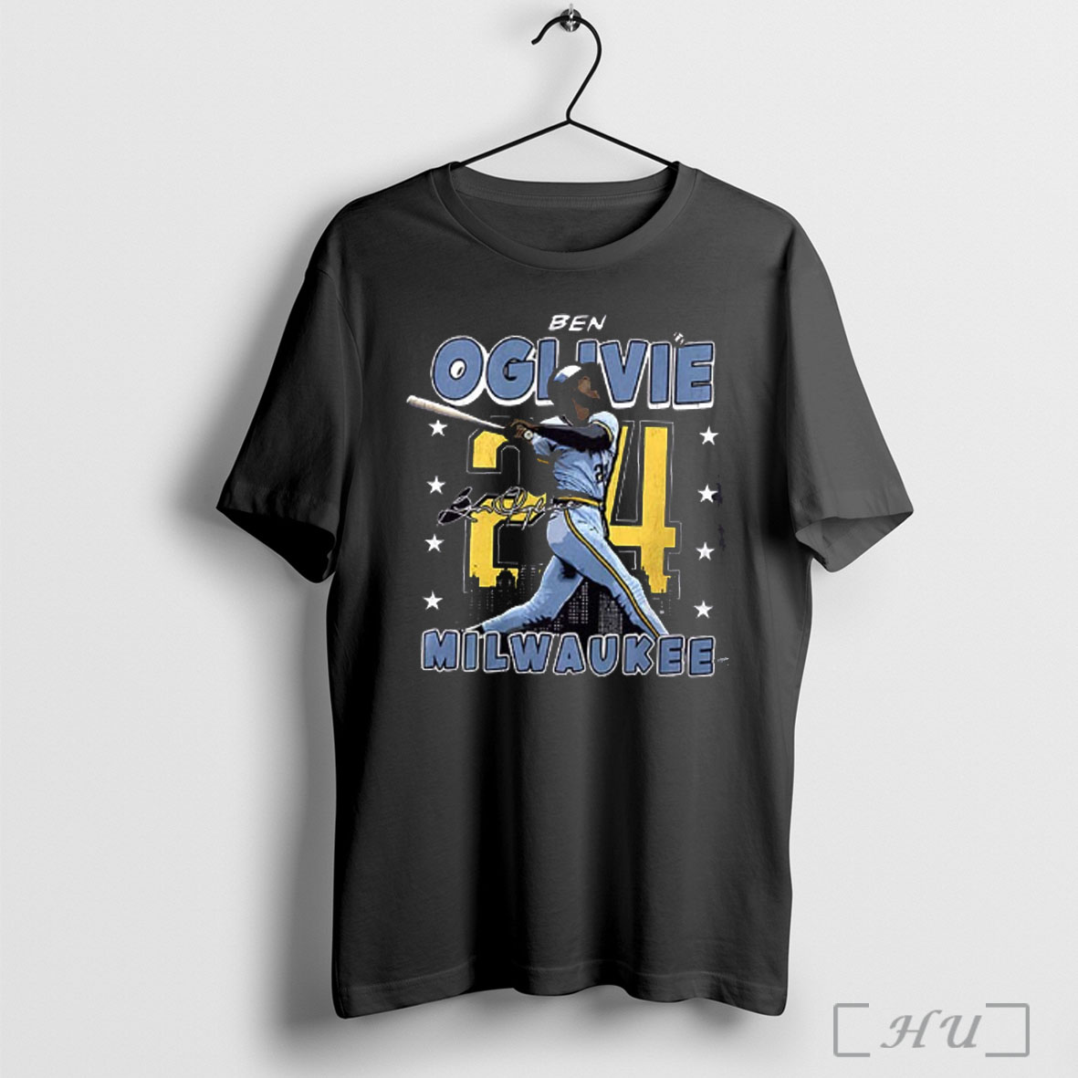 Officials Ben Oglivie Player Milwaukee Brewers Mlb Gritty Signature T Shirt Sweatshirt