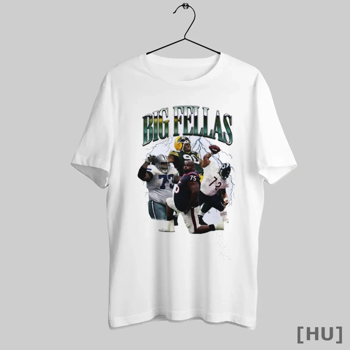 Officials Big Fellas Larry Allen Football Player For Cowboys Texans Bears Packers Lightning T Shirt Sweatshirt