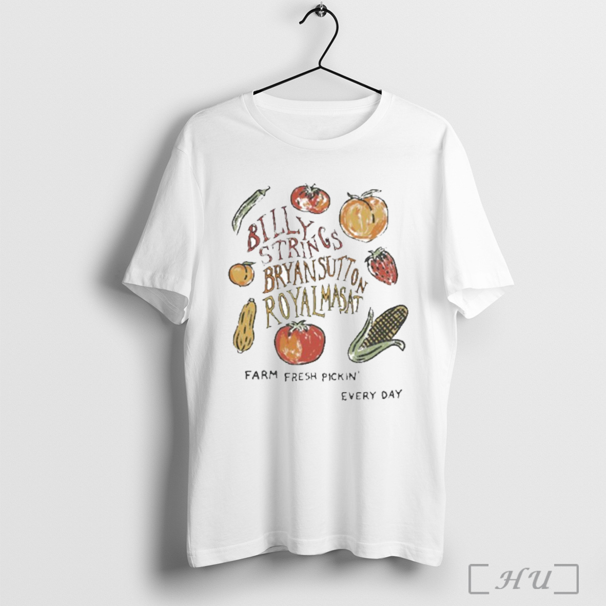 Officials Billy Strings And Bryan Sutton With Royal Masat Farm Fresh Tee With Dates T Shirt Sweatshirt