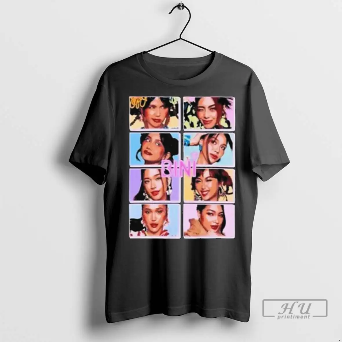 Officials Bini Portrait Grid 2025 Long Sleve T Shirts Sweatshirt