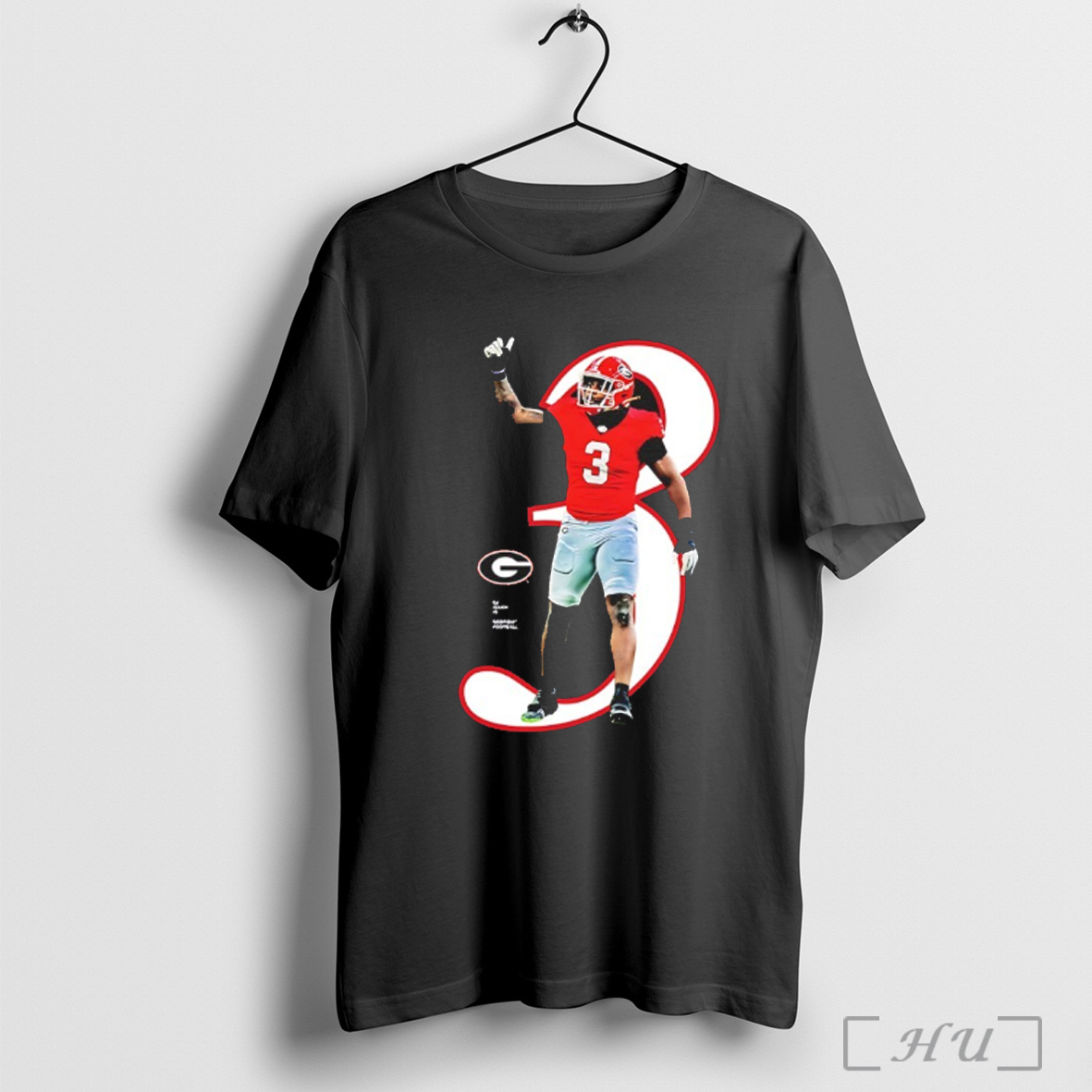 Officials Cj Allen 3 Georgia Bulldogs 2025 Ncaa Player T Shirt Sweatshirt