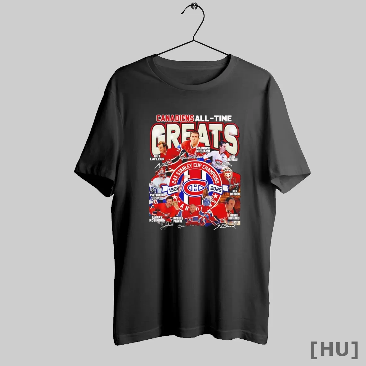 Officials Canadiens All Time Greats 24x Stanley Cup Champions Signature T Shirt Sweatshirt