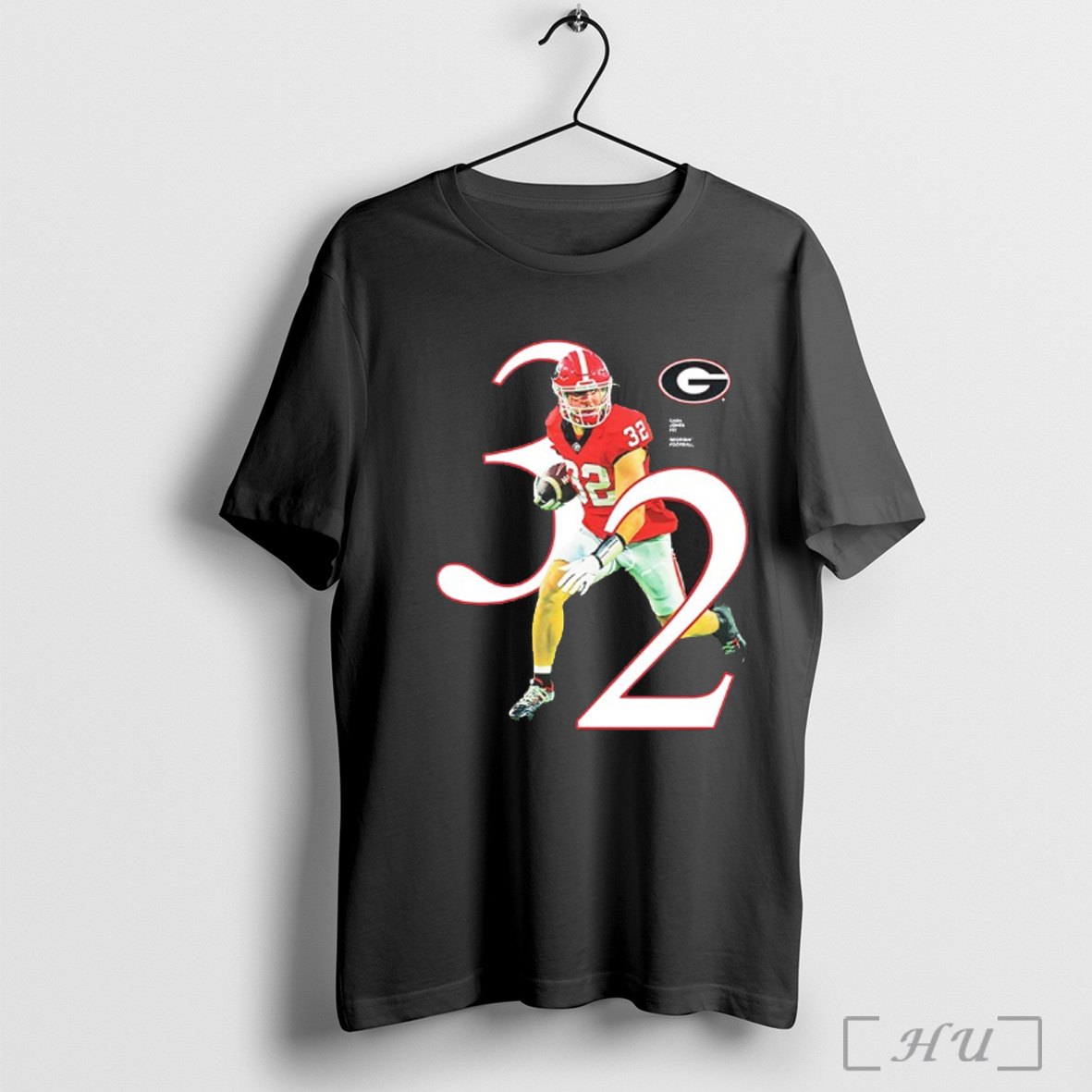 Officials Cash Jones 32 Georgia Bulldogs 2025 Ncaa Player T Shirt Sweatshirt