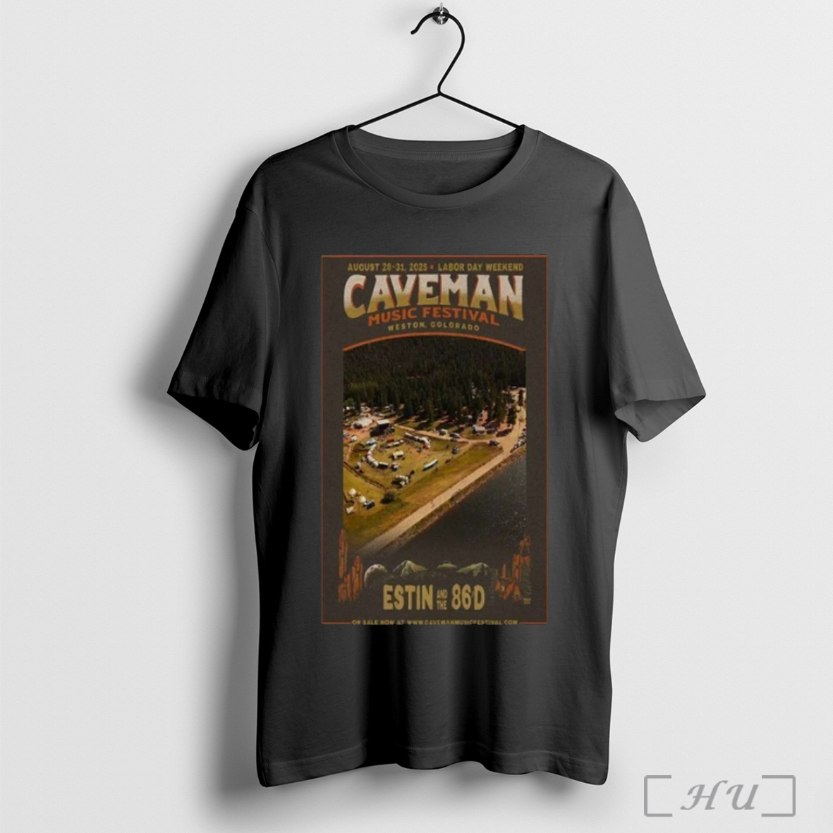 Officials Caveman Music Festival Aug 28 31 Weston Co 2025 T Shirt Sweatshirt