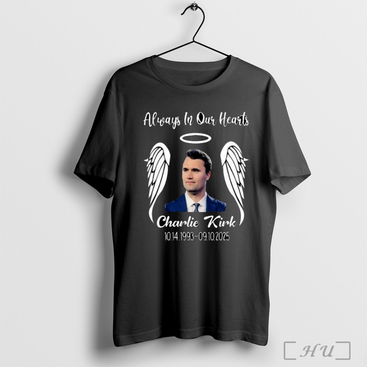 Officials Charlie Kirk Always In Our Hearts 10 14 1993 09 10 2025 T Shirt Sweatshirt