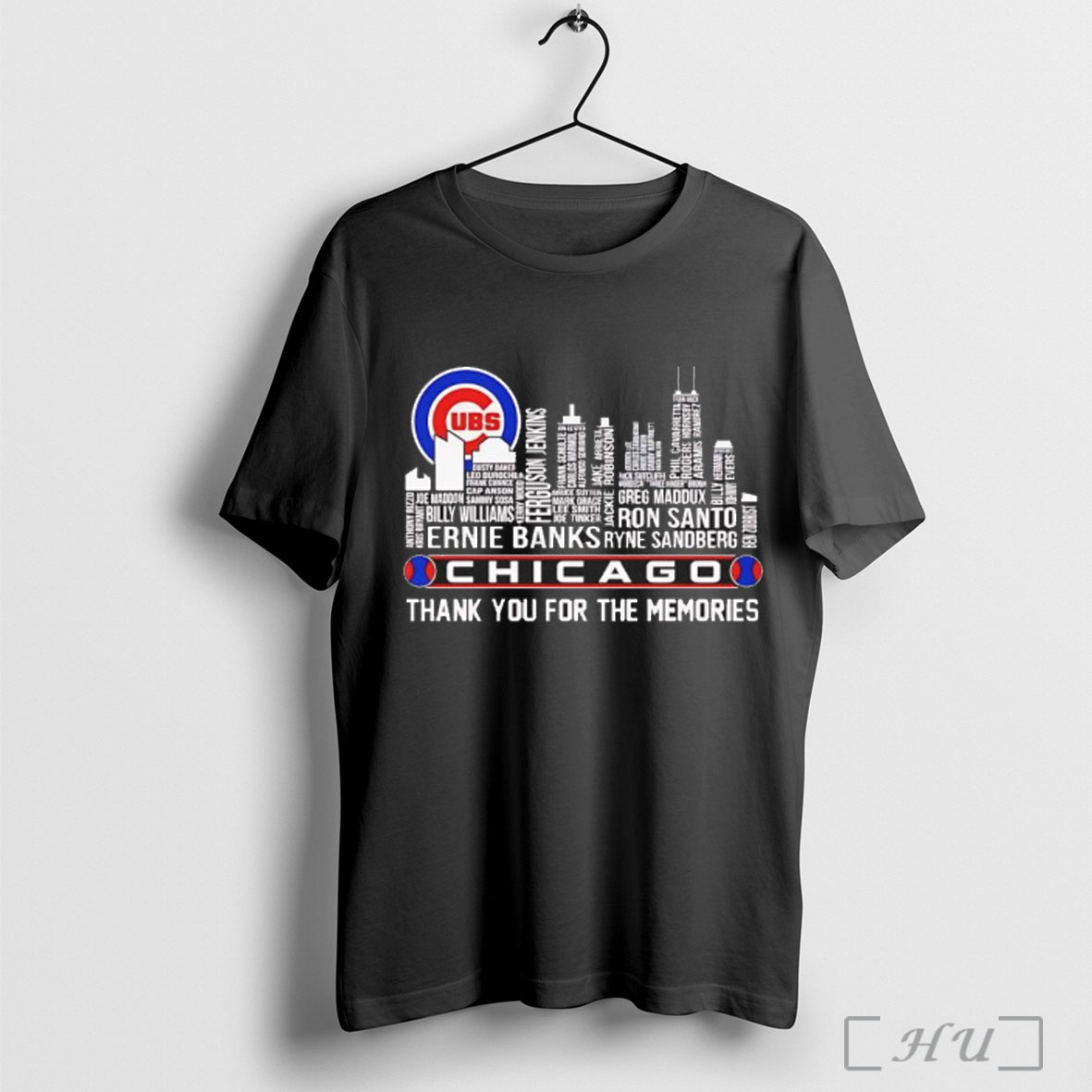 Officials Chicago Cubs Baseball Thank You For The Memories Horizon Player Name T Shirt Sweatshirt