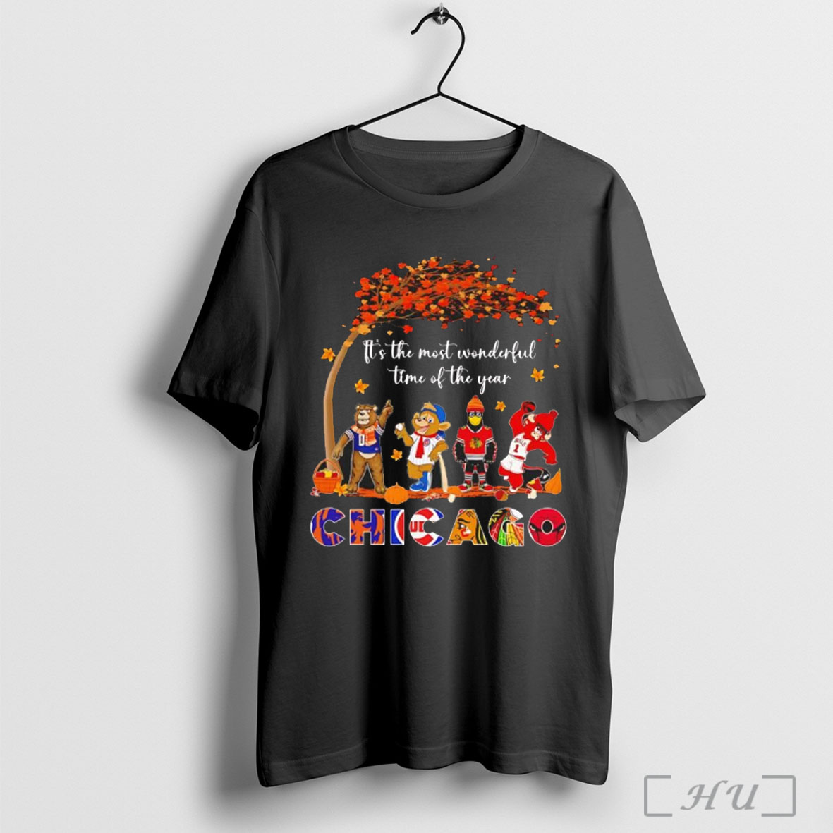 Officials Chicago Sports Team Its The Most Wonderful Time Of The Year Autumn Mascot T Shirt Sweatshirt