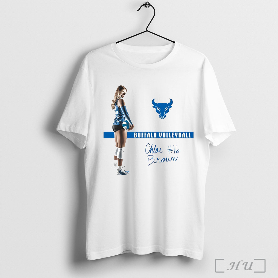 Officials Chloe Brown Illustrated Buffalo Volleyball T Shirt Sweatshirt