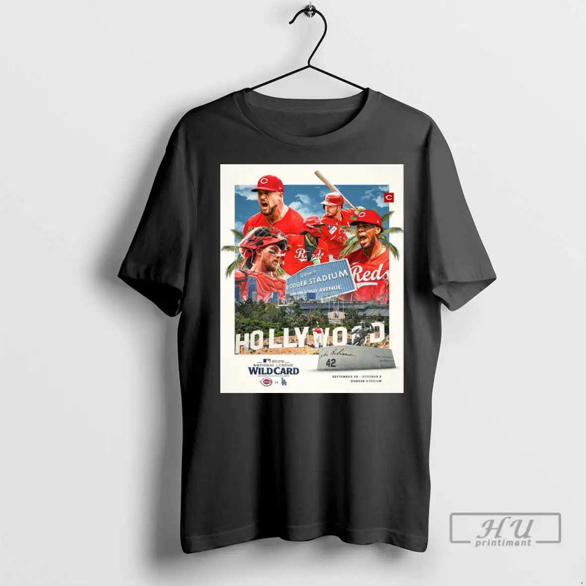 Officials Cincinnati Reds Vs Los Angeles Dodgers 2025 National League Wild Card Series September 30 October 2 2025 T Shirts Sweatshirt