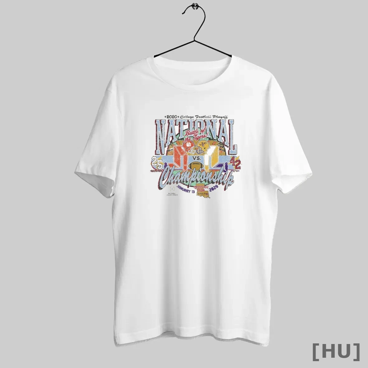 Officials Clemson Vs Lsu 2020 Cfp National Championship Game Matchup T Shirt Sweatshirt