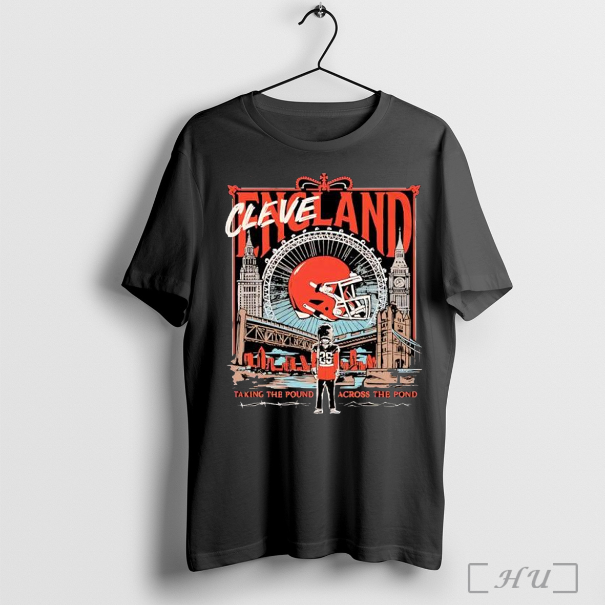 Officials Cleveland England Taking The Pound Across The Pond T Shirt Sweatshirt