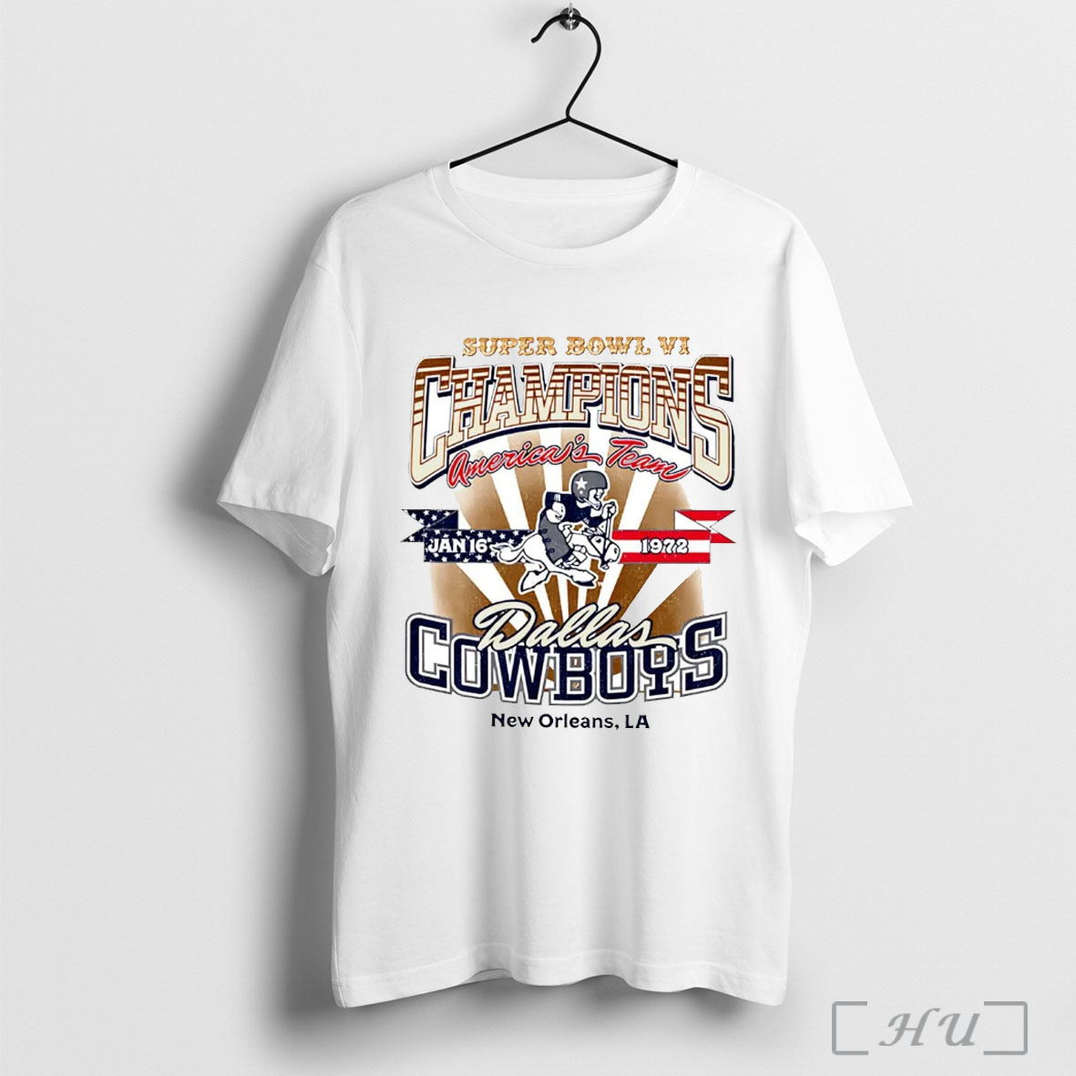 Officials Dallas Cowboys Super Bowl Vi Champions T Shirt Sweatshirt