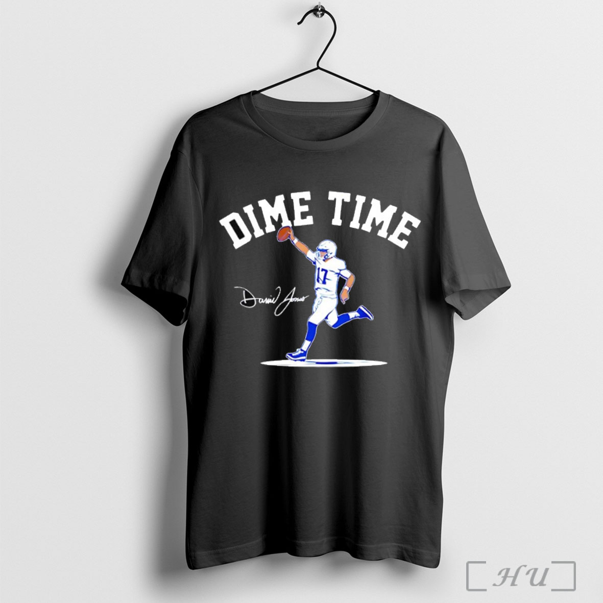 Officials Daniel Jones Indianapolis Colts Dime Time Signature T Shirt Sweatshirt