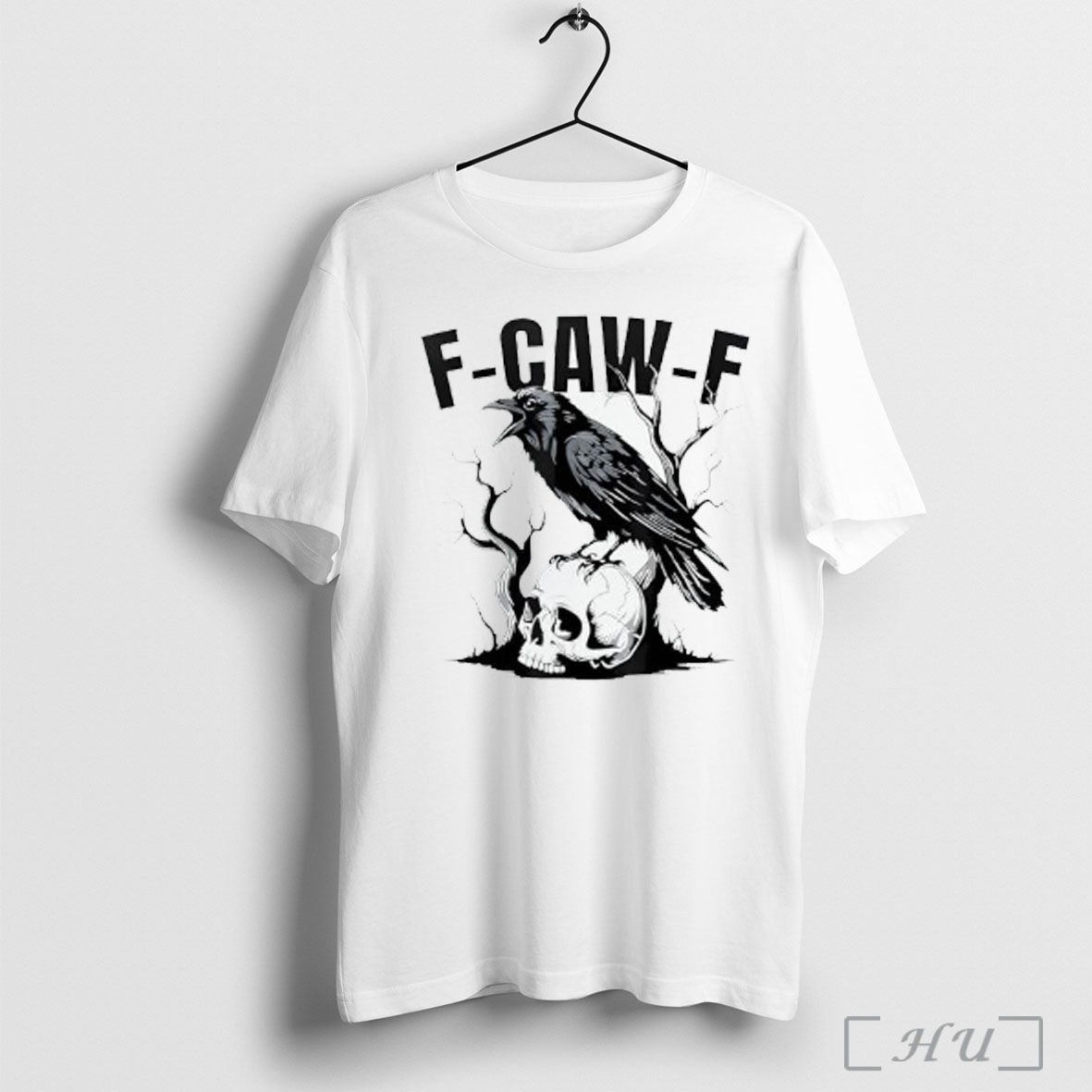 Officials F Caw F Black Bird F Caw F Crow On A Skull T Shirt Sweatshirt