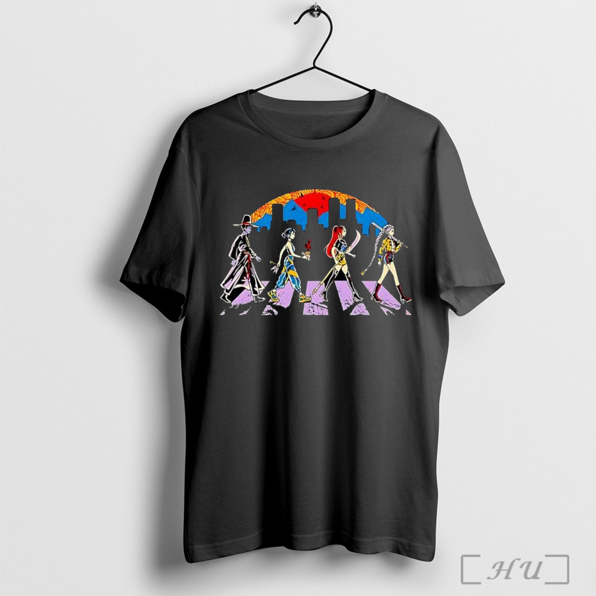 Officials Fantasy Characters Abbey Road Skyline T Shirt Sweatshirt