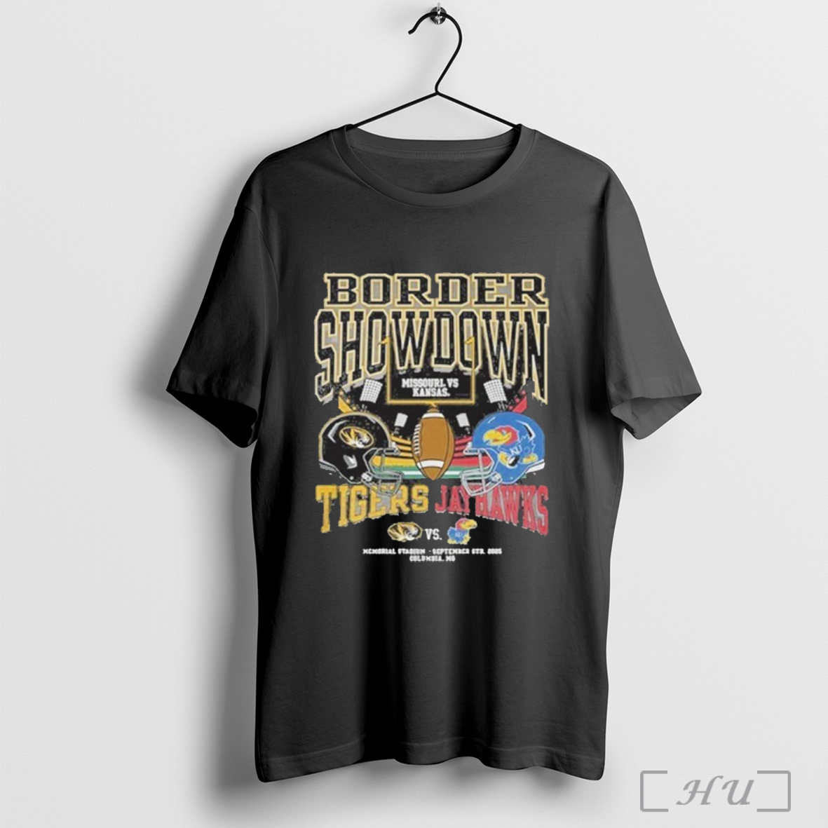 Officials Gameday Border Showdown 2025 Kansas Vs Mizzou Matchup Shirt T Shirt Sweatshirt