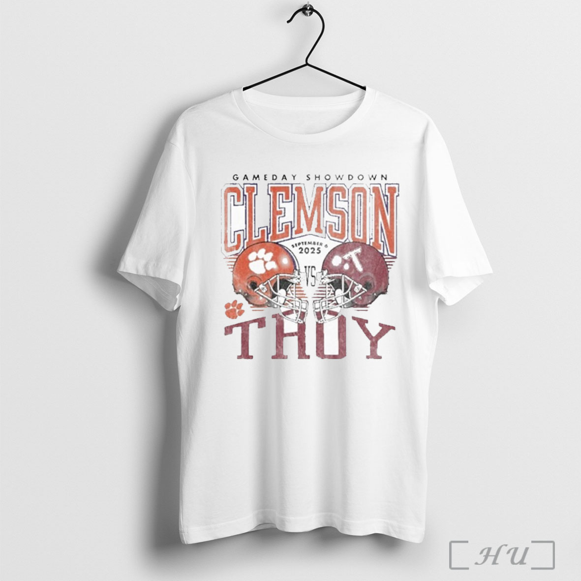 Officials Gameday Clemson Vs Troy September 6 2025 Duel Helmet T Shirt Sweatshirt