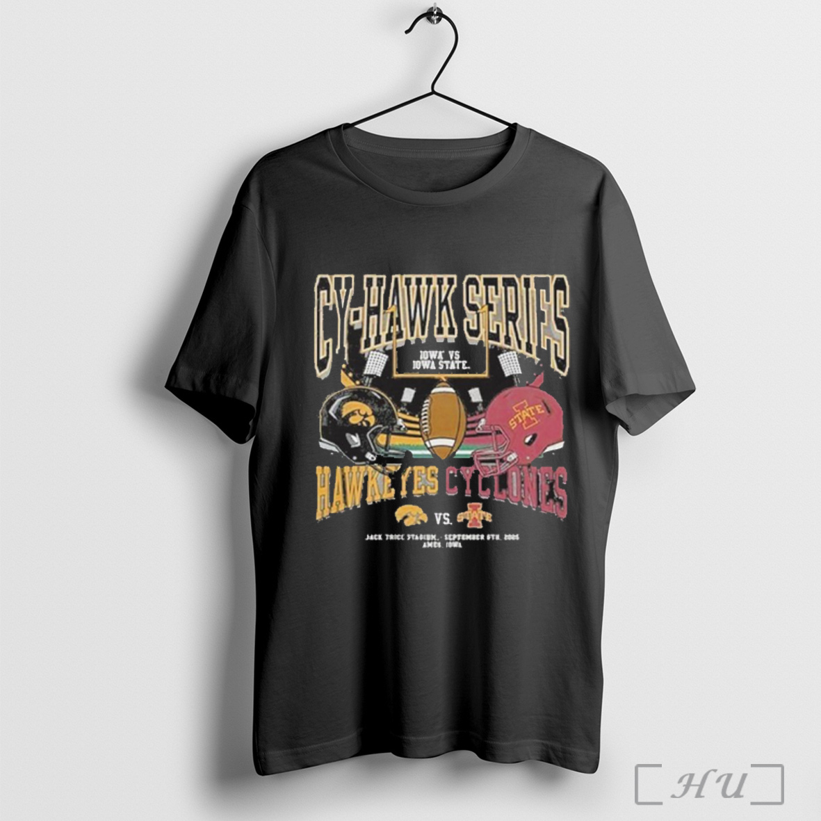 Officials Gameday Cy Hawk Series 2025 Iowa Vs Iowa State Matchup T Shirt Sweatshirt