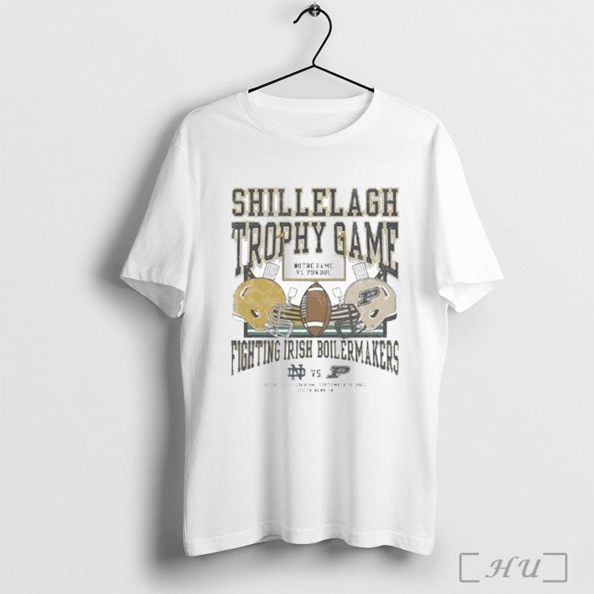 Officials Gameday Showdown 2025 Notre Dame Vs Purdue Matchup T Shirt Sweatshirt