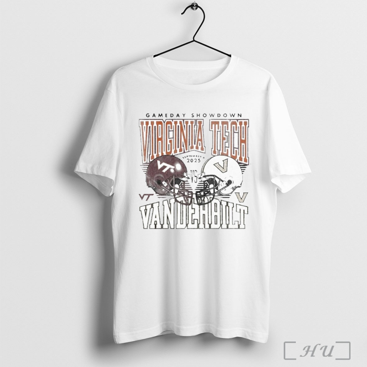 Officials Gameday Virginia Tech Vs Vanderbilt September 6 2025 Duel Helmet T Shirt Sweatshirt