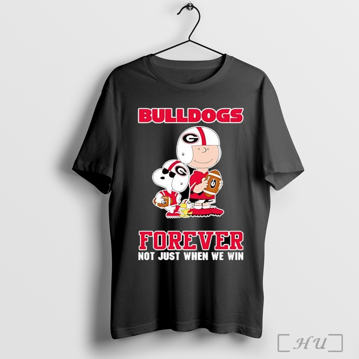 Officials Georgia Bulldogs Charlie Brown Cartoon Forever T Shirt Sweatshirt