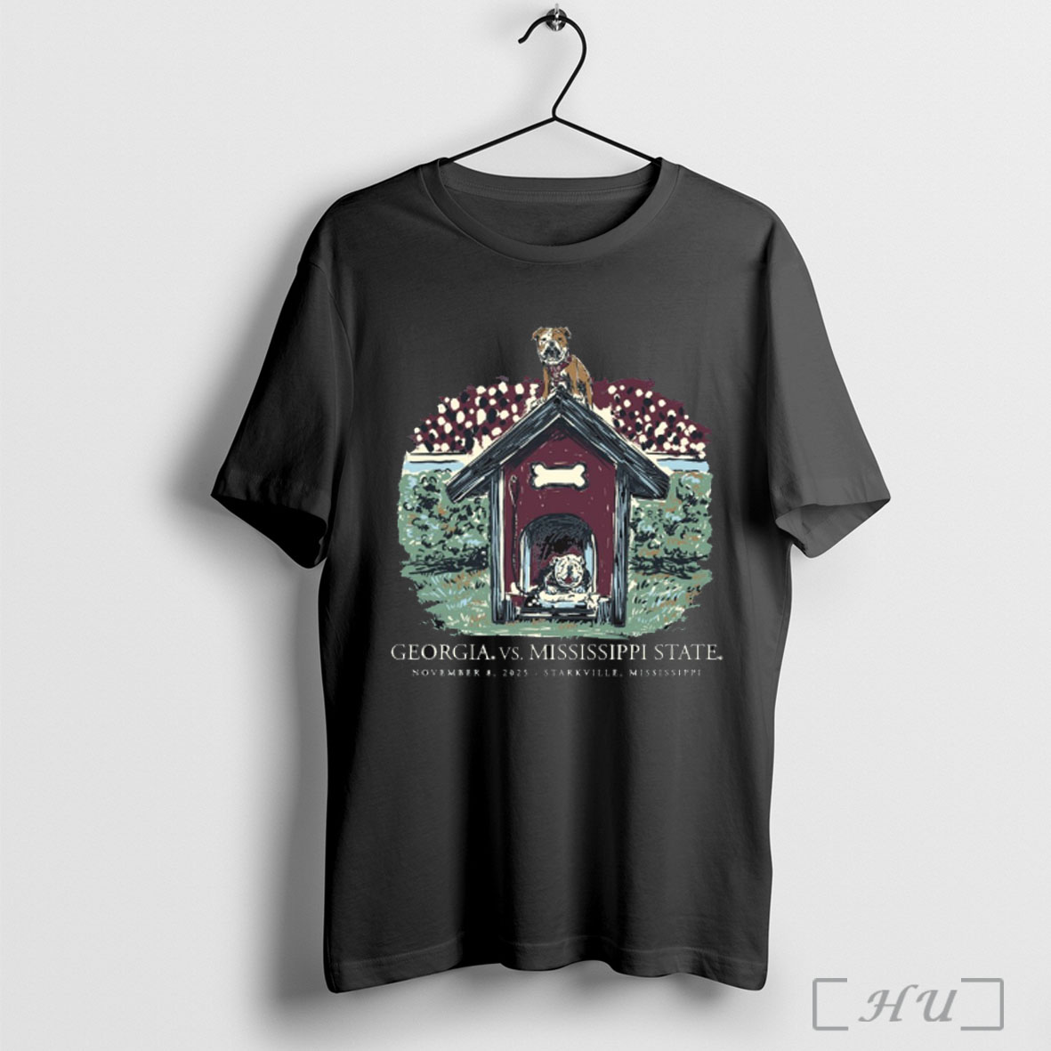 Officials Georgia Bulldogs Vs Mississippi State Bulldogs Game Day November 8 2025 Starkville Mississippi T Shirt Sweatshirt