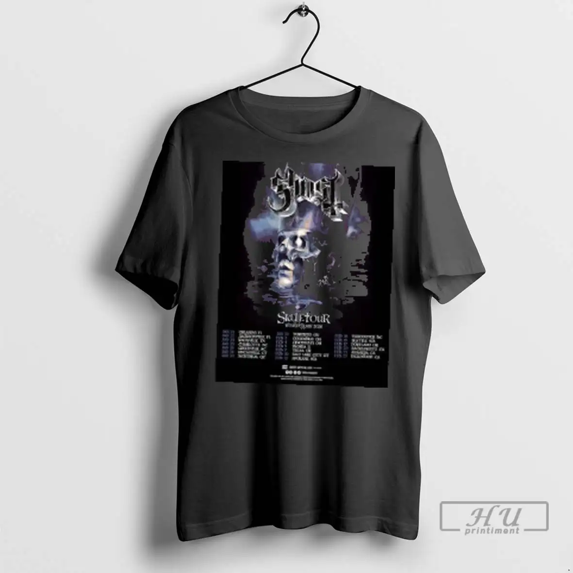 Officials Ghost Skeletour World Tour 2026 North American Run Schedule Cities Dates T Shirts Sweatshirt