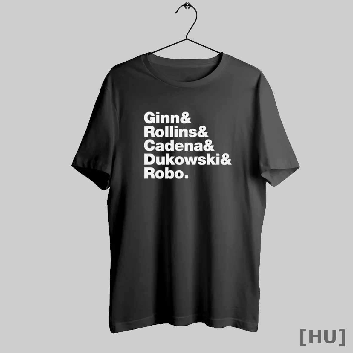 Officials Ginn Rollins Cadena Dukowski Robo Band Member Names S Black T Shirt Sweatshirt