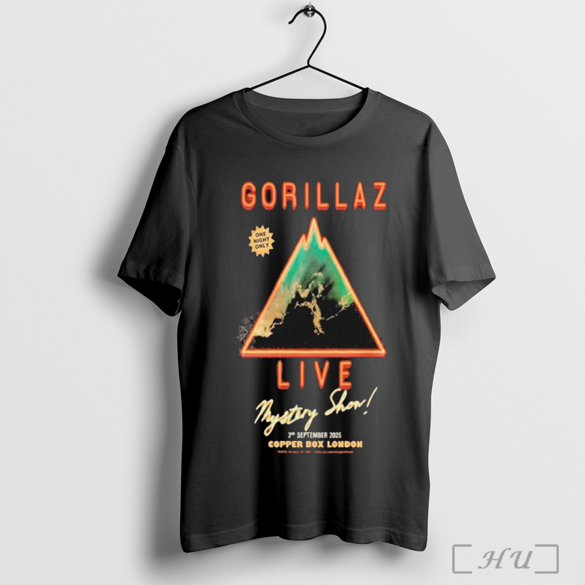 Officials Gorillaz London Uk Sept 03 2025 Mystery Show T Shirt Sweatshirt
