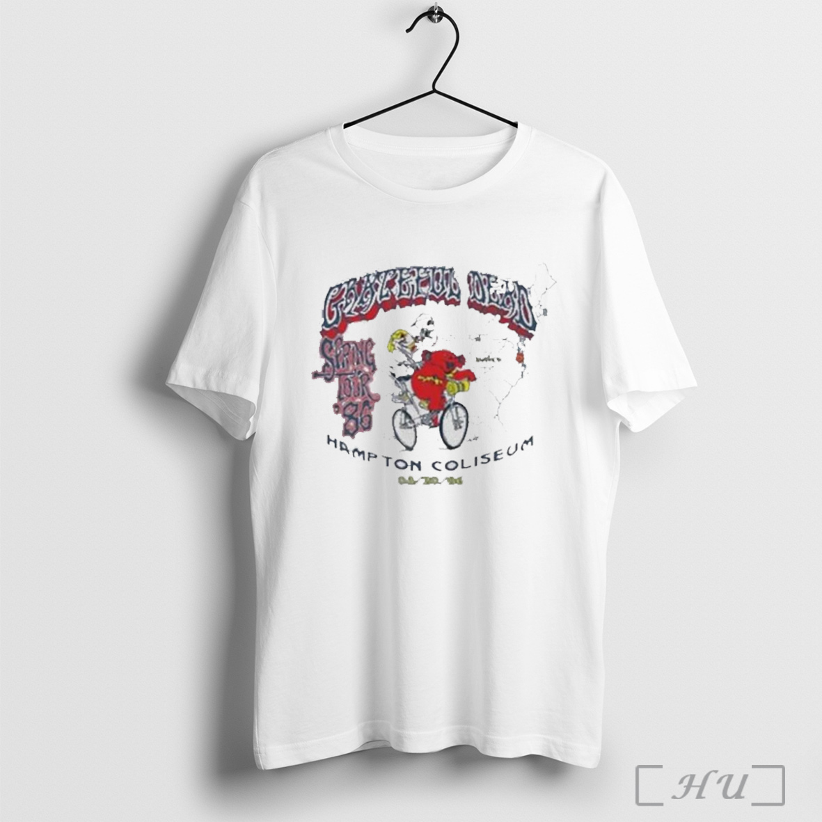 Officials Grateful Dead Hampton 86 T Shirt Sweatshirt