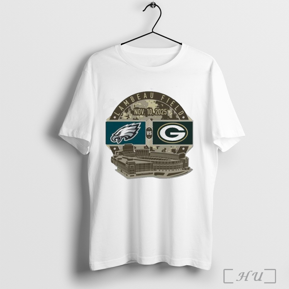 Officials Green Bay Packers Vs Philadelphia Eagles Lambeau Field Nov 10 2025 Match Up Game T Shirt Sweatshirt