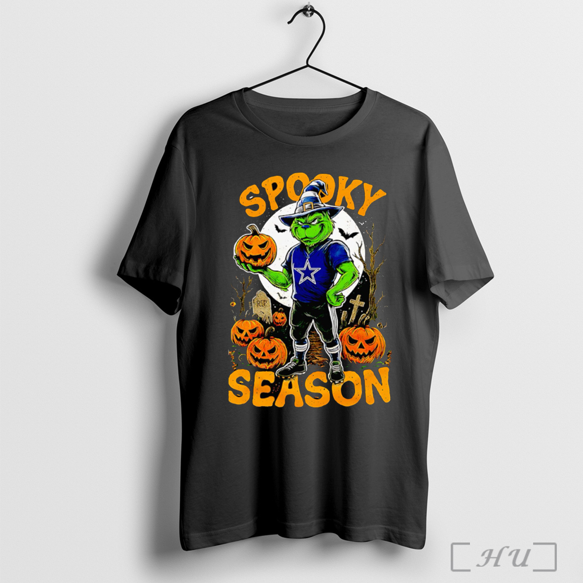 Officials Grinch Dallas Cowboys Nfl Spooky Season Halloween T Shirt Sweatshirt