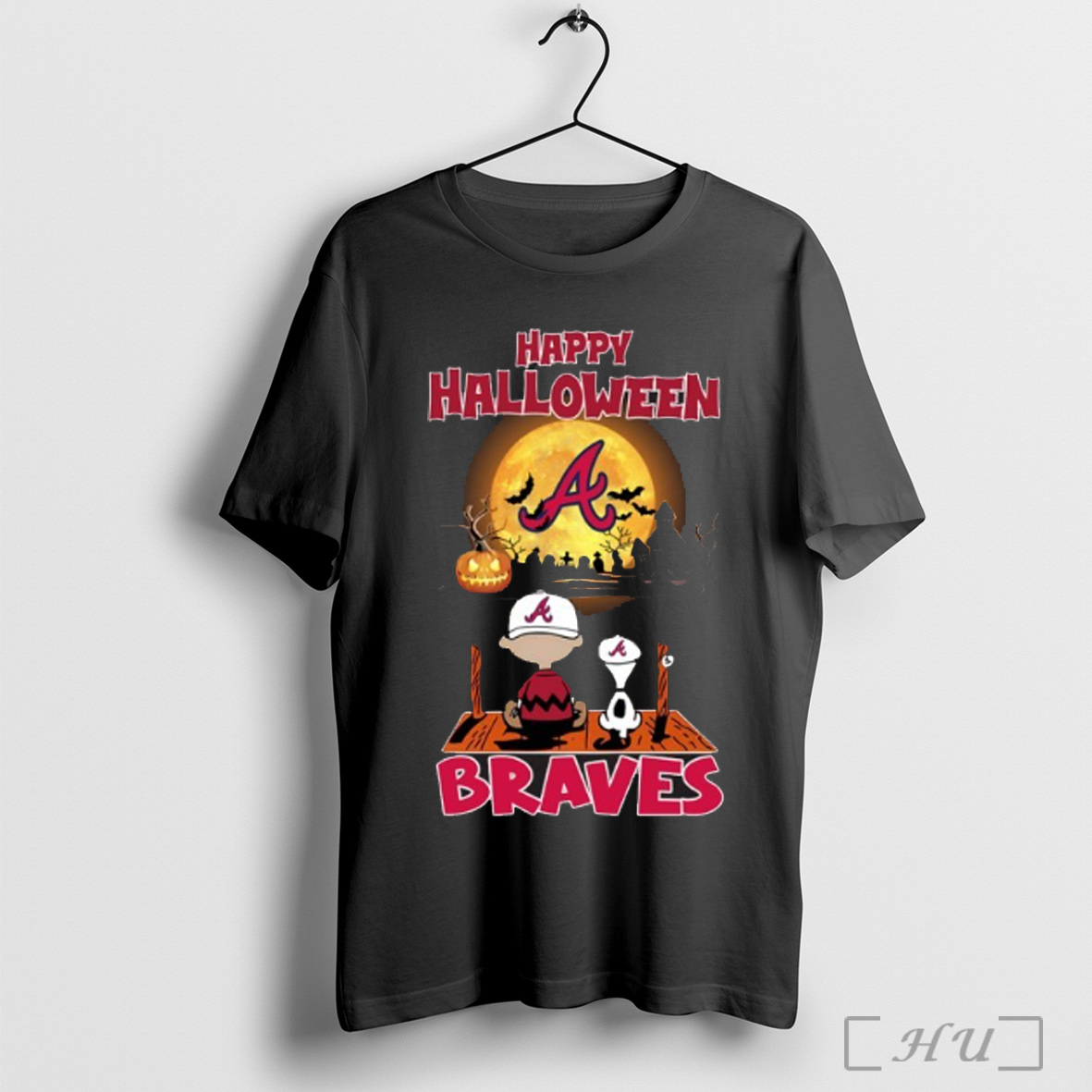 Officials Happy Halloween Atlanta Braves X The Peanuts Snoopy And Charlie Brown T Shirt Sweatshirt