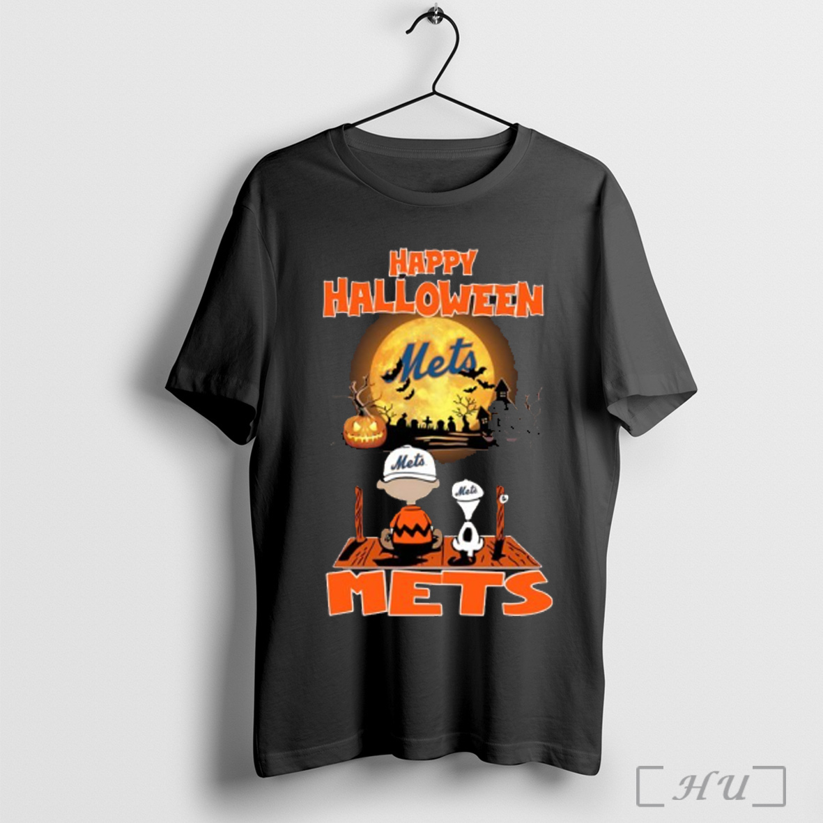 Officials Happy Halloween New York Mets X The Peanuts Snoopy And Charlie Brown T Shirt Sweatshirt