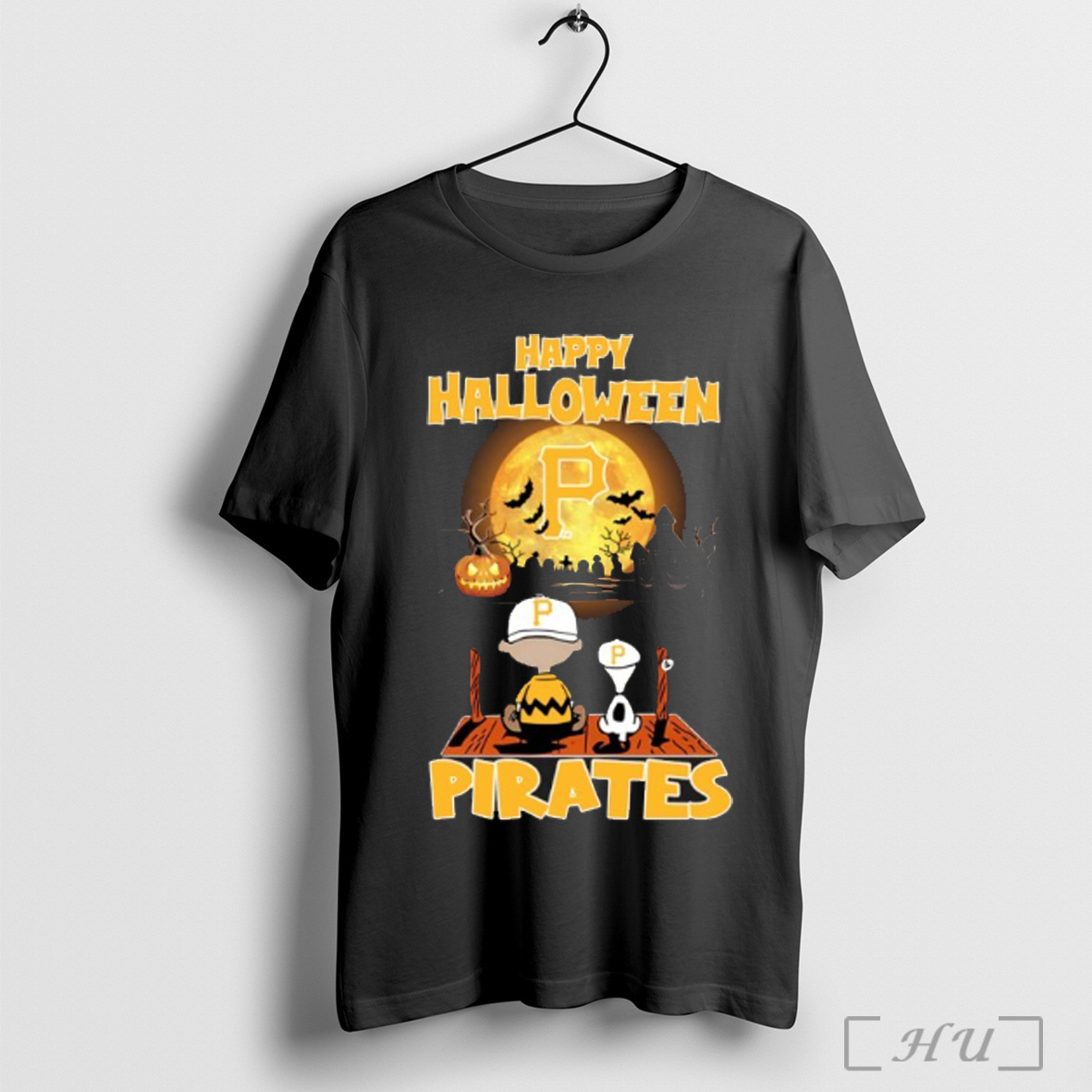 Officials Happy Halloween Pittsburgh Pirates X The Peanuts Snoopy And Charlie Brown T Shirt Sweatshirt